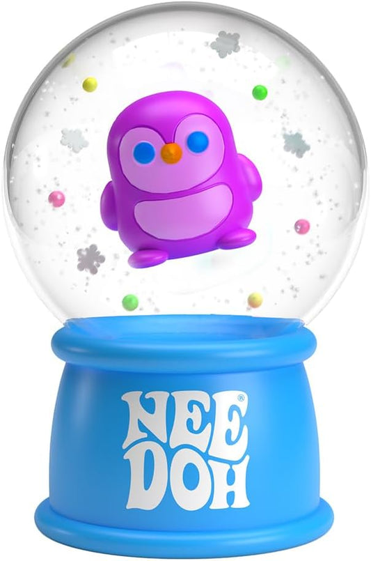Schylling NeeDoh Squishmas Squish N- Snow Globes – Christmas Squeeze Toy – Assorted Colors – Ages 3 to Adult (Pack of 1)