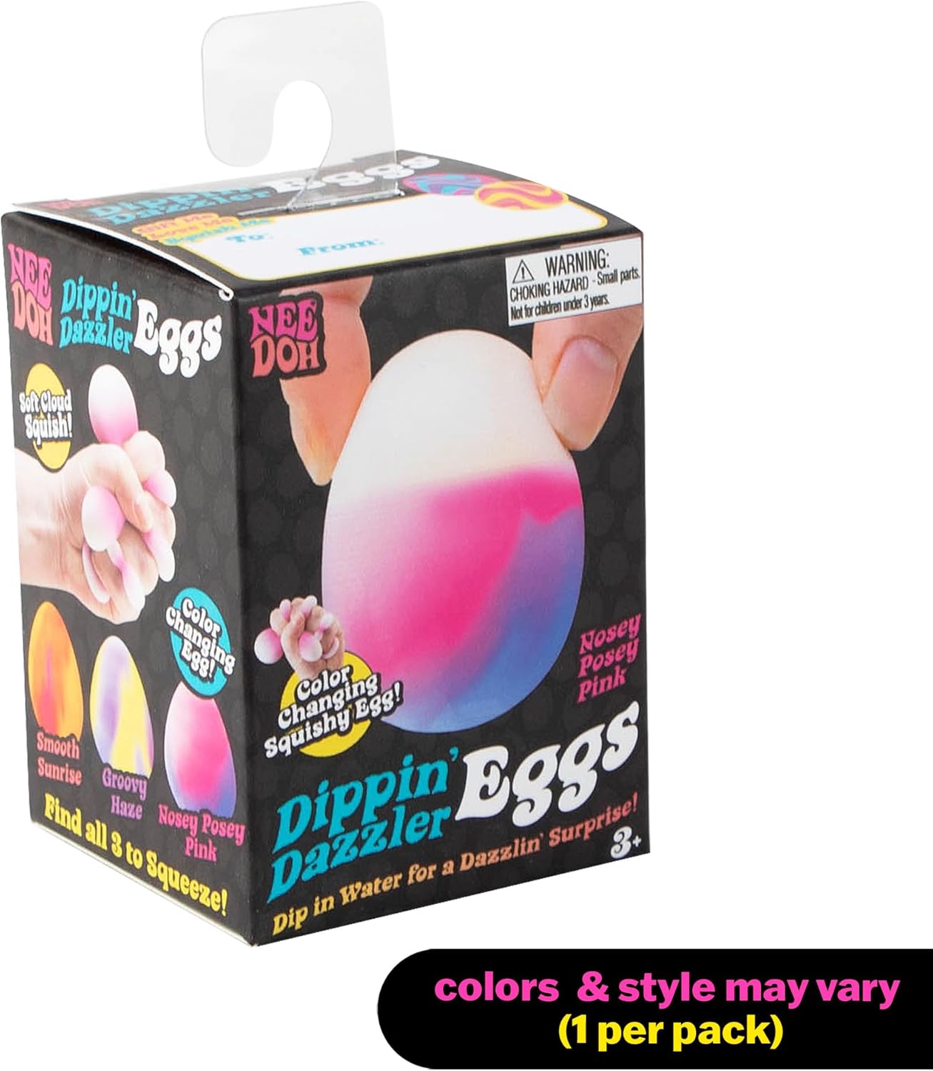 Schylling Needoh Dippin Dazzler – Sensory Squeeze Toy – Colors May Vary