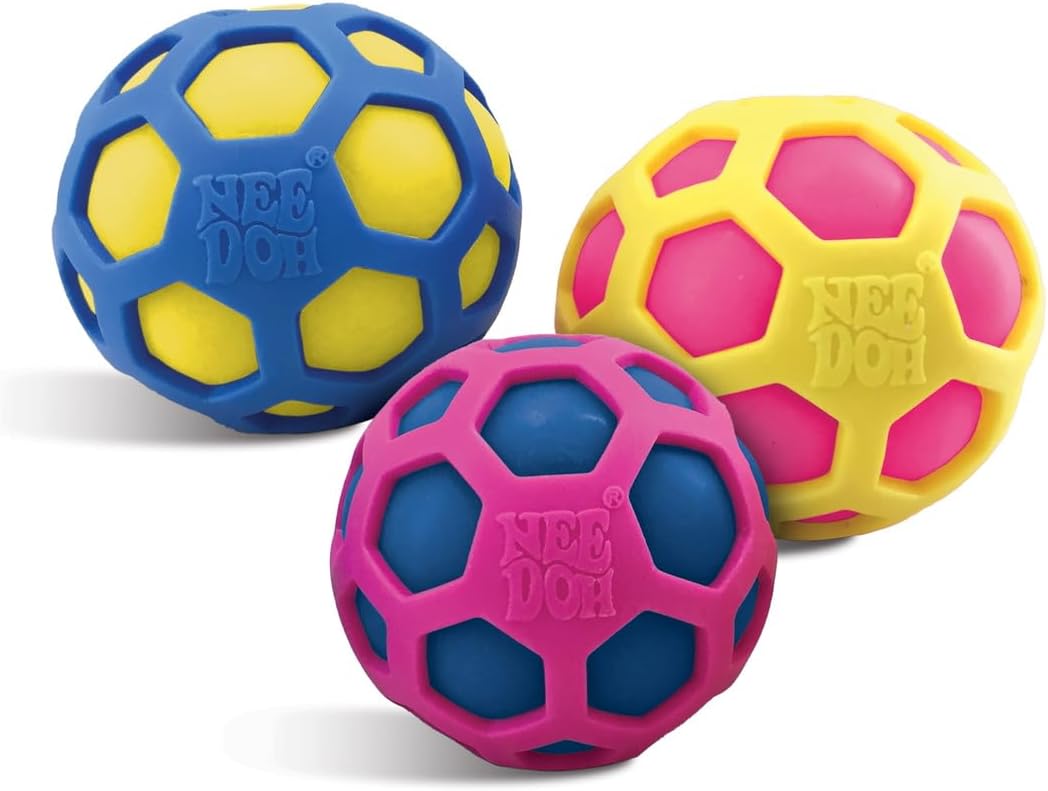 Schylling NeeDoh Atomic – Sensory Squeeze Toy – Satisfying Dough Filling – 2.25 Wide – Color May Vary (Pack of 1)