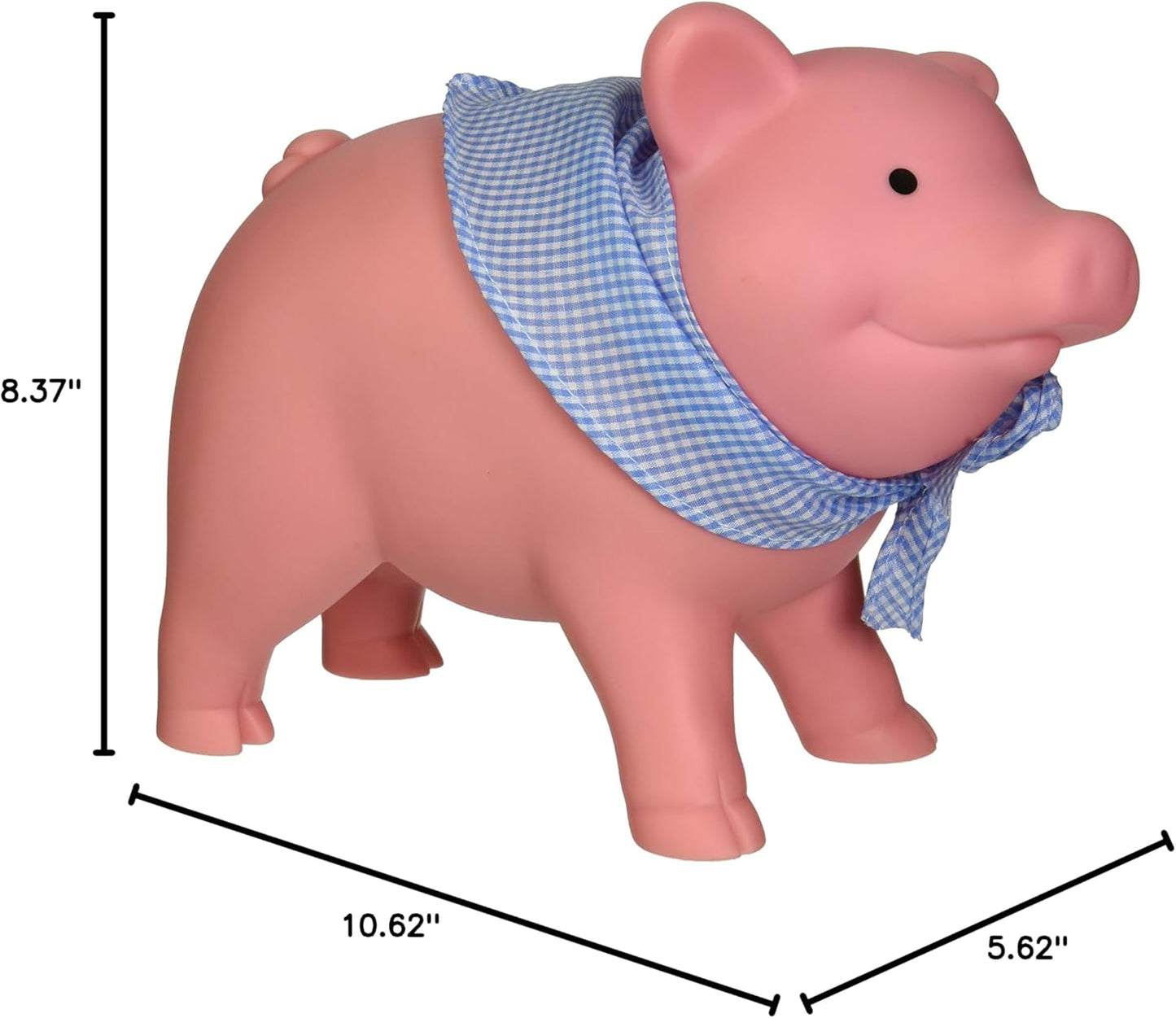 Schylling Rubber Piggy Bank Pink, 1 EA
