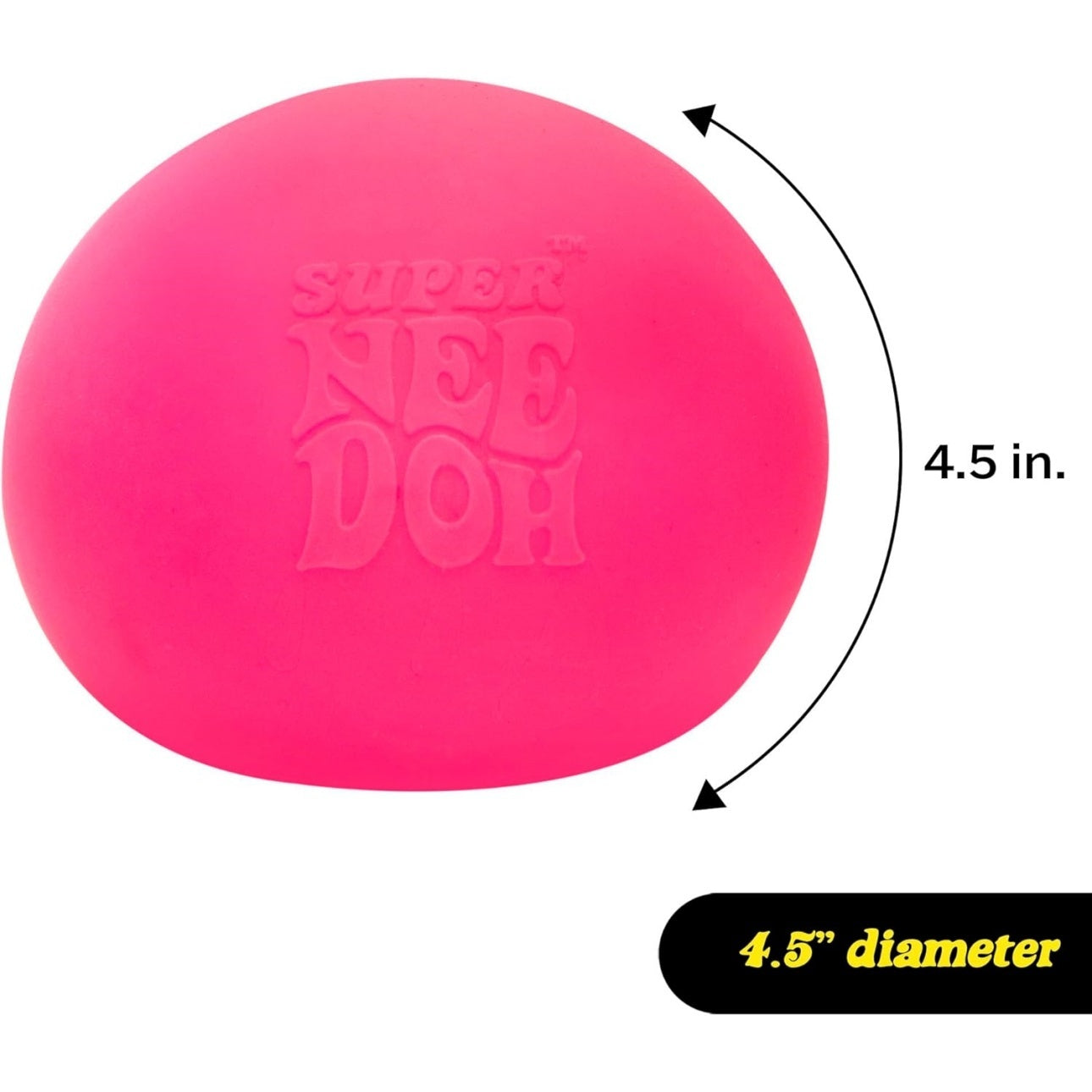 Super NeeDoh – Jumbo Stress Ball – 4.5 – Assorted