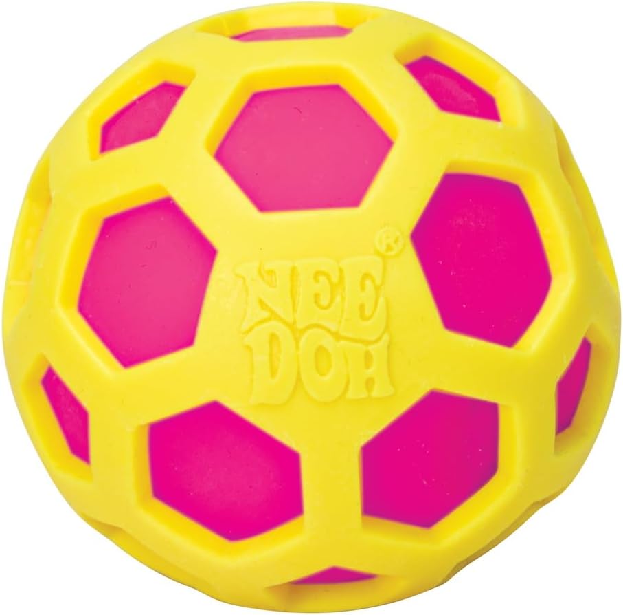 Schylling NeeDoh Atomic – Sensory Squeeze Toy – Satisfying Dough Filling – 2.25 Wide – Color May Vary (Pack of 1)