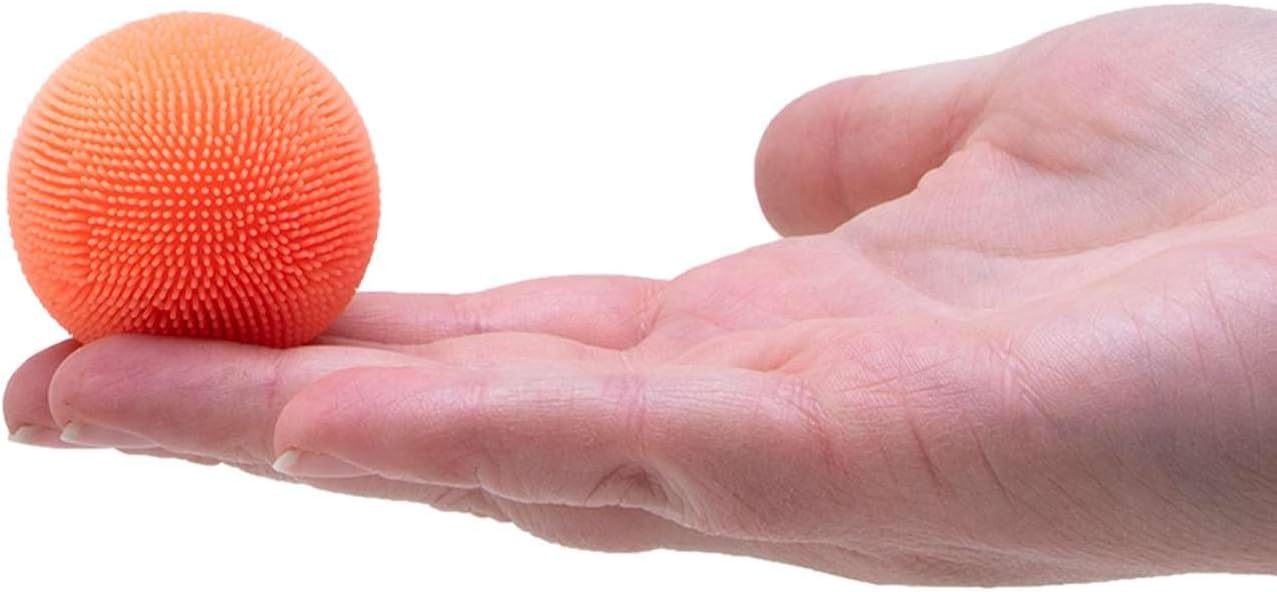 Schylling Teenie NeeDoh Fuzz Ball – Mini Sensory Toy with a Velvet Texture and Soft Cloud Squish – Color May Vary; Three Fuzz Balls Per Pack